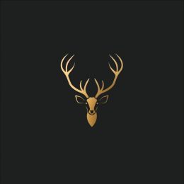 AI Deer Logo: High Resolution Branding Symbol