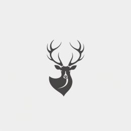 AI Deer Logo: HD Symbol for Modern Brands