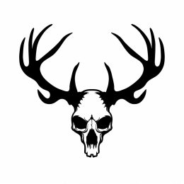 Modern Deer Skull Logo for Unique Branding