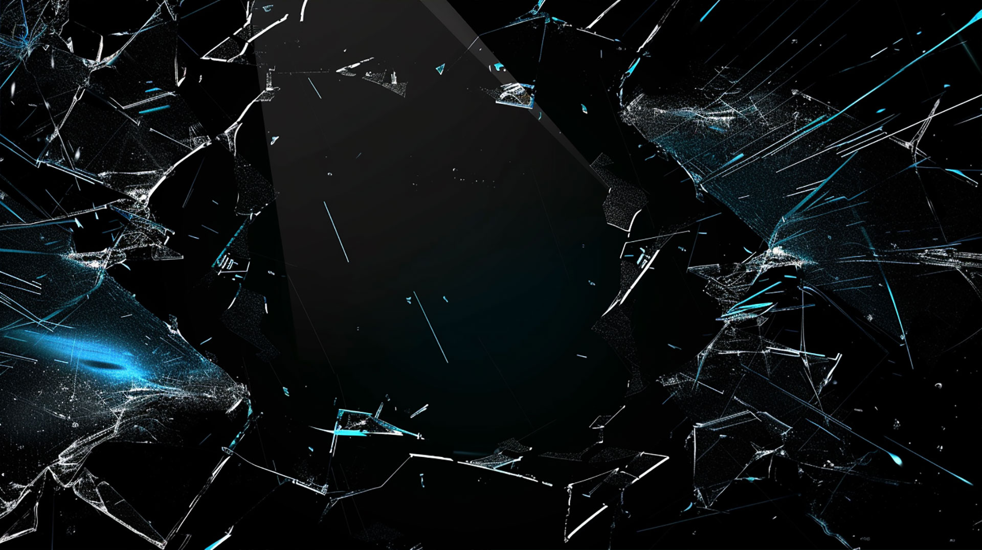 Digital Art Broken Screen Desktop Wallpaper HD