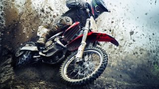 Dynamic Dirt Bike Jump: Free HD Wallpaper