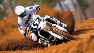 Dirt Bike in Action: 1920x1080 AI Image
