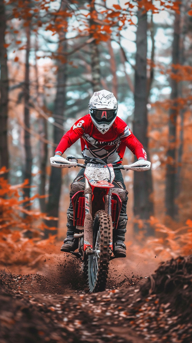 High-Octane Dirt Bike Wallpaper for OnePlus: Free Download