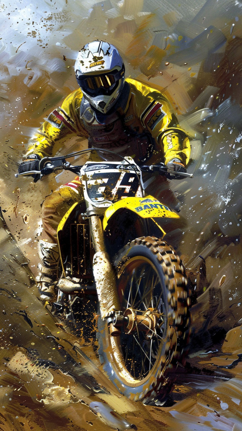 4K Dirt Bike Mobile Background for Android