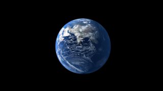 Orbiting Blue Marble: HD Earth Image