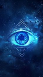 Vibrant Evil Eye Mobile Backgrounds for Android