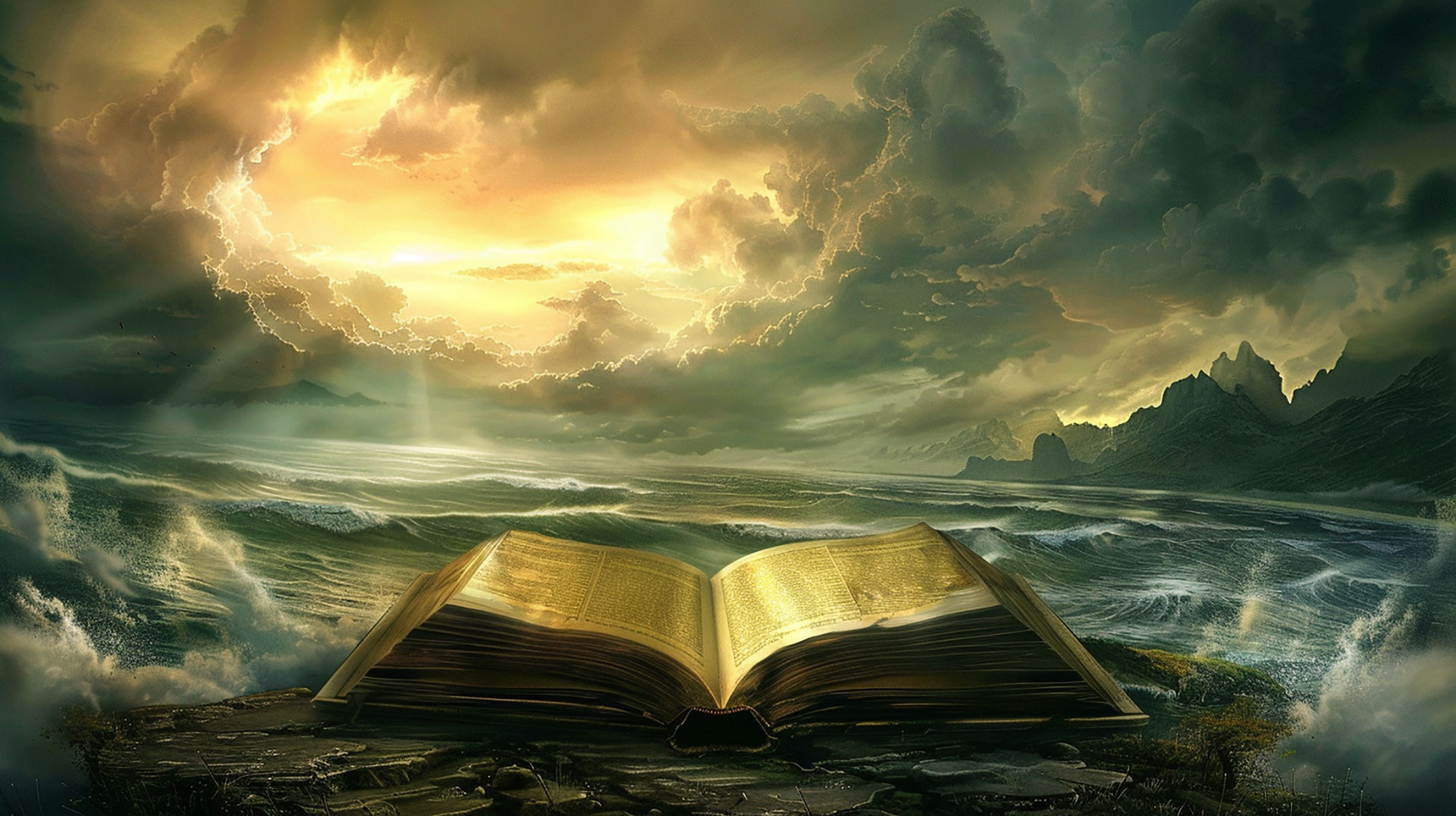 Fantasy Book: High-Resolution Desktop Wallpaper Download