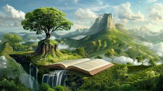 Digital Fantasy Book Image: Beautiful Desktop Wallpaper