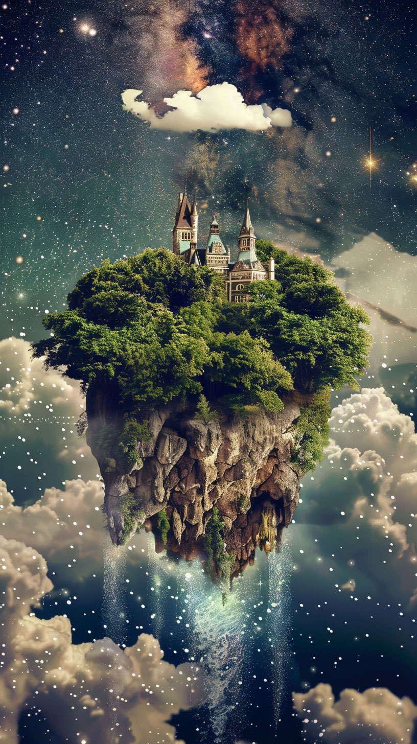 Mobile Wallpaper: Enchanting Fantasy Book