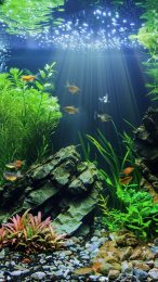 Tranquil Fish Tank Themes for iPhone