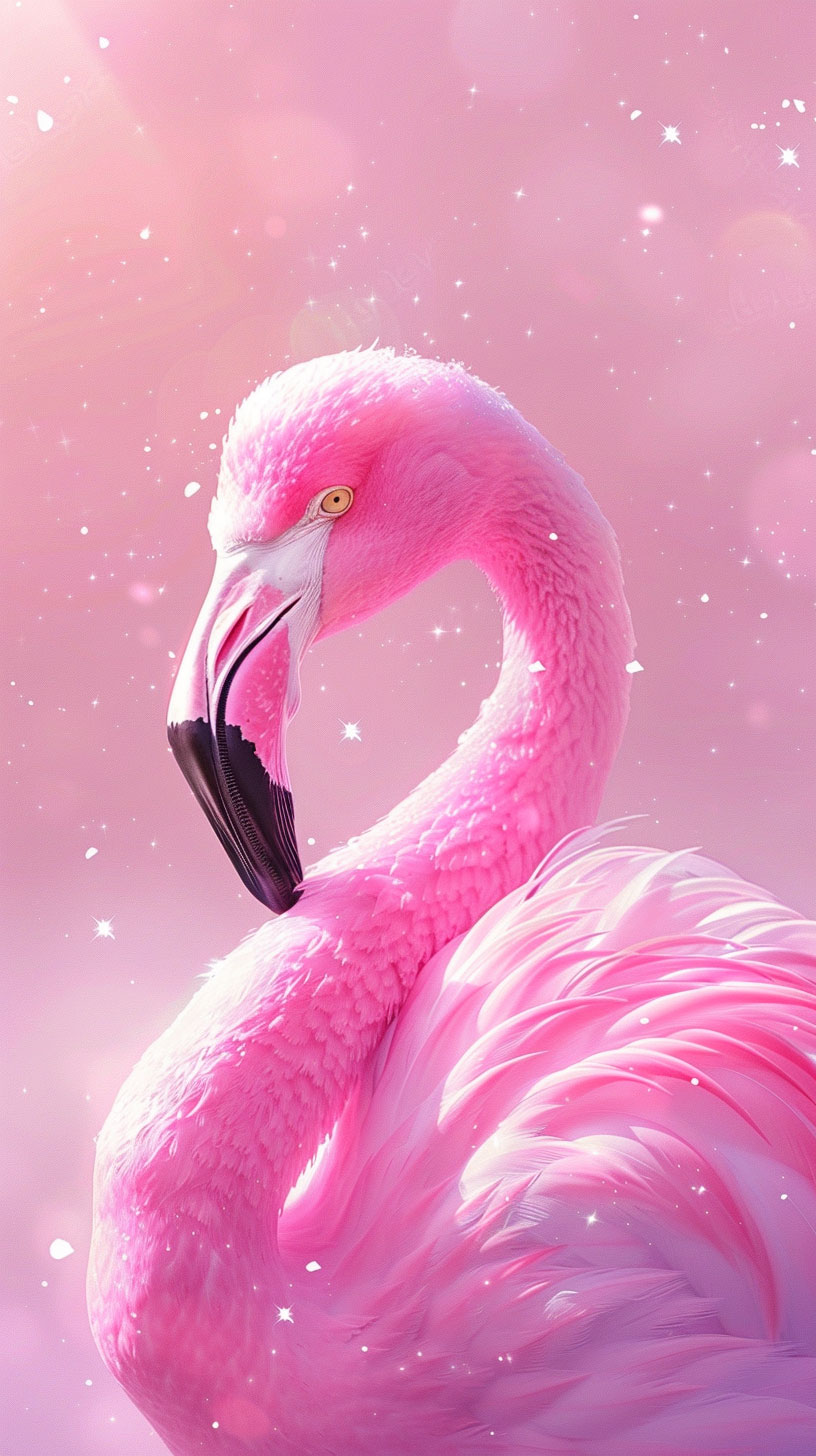 Exotic Flamingo Designs for BlackBerry Phones