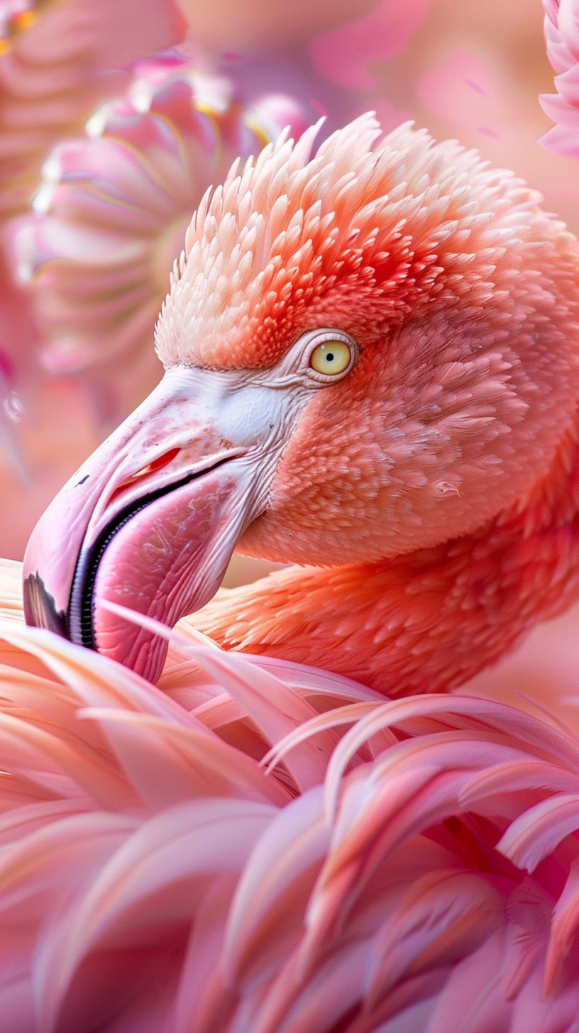 Whimsical Flamingo Themes for Lenovo Phones