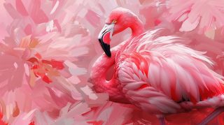 Flamingo AI Images Perfect for Desktop Wallpaper