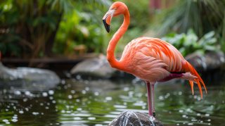 Download Free Flamingo AI HD Pics for Desktop