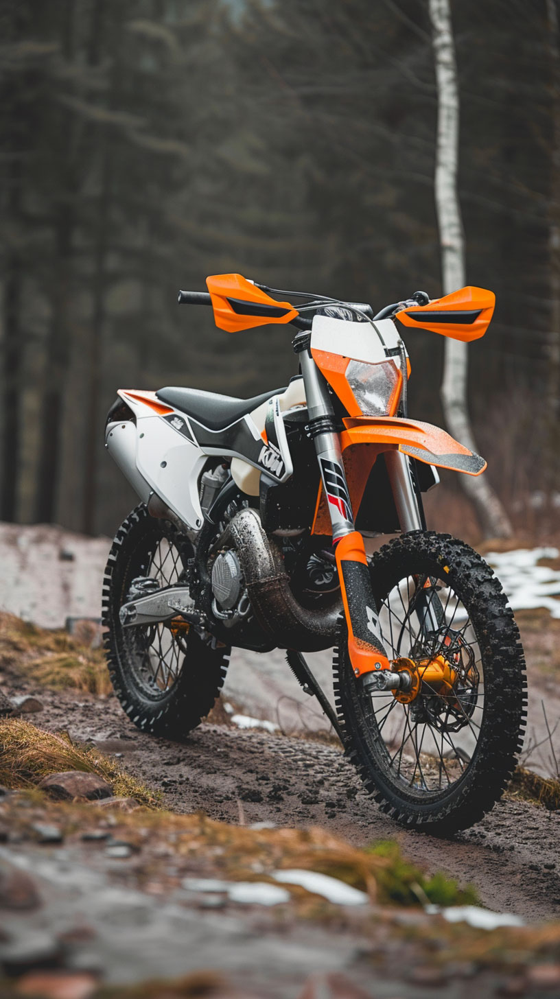 4K Fox Cool Dirt Bike Mobile Background for Android Devices