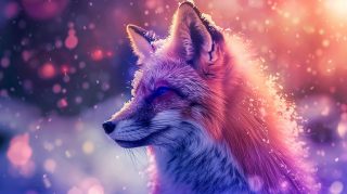 Vibrant Fox HD Wallpaper for Desktop