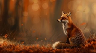 Beautiful Fox AI HD Wallpaper Download