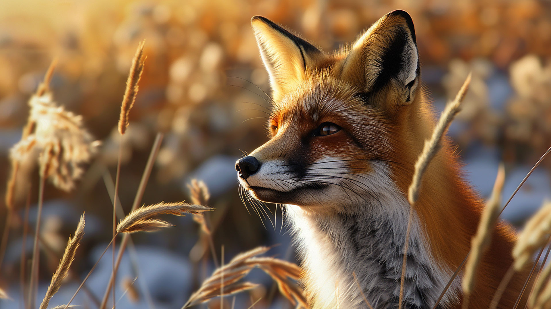 Stunning Fox 16:9 Desktop Background