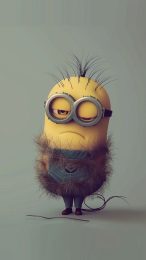 Hilarious Minions AI Wallpaper for iPhone