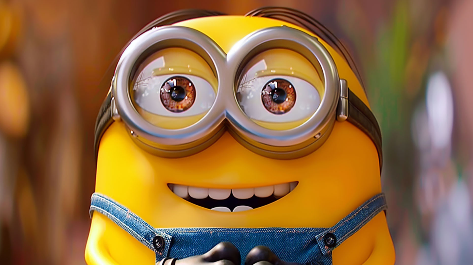 Comic Relief: Funny Minion Digital Wallpaper