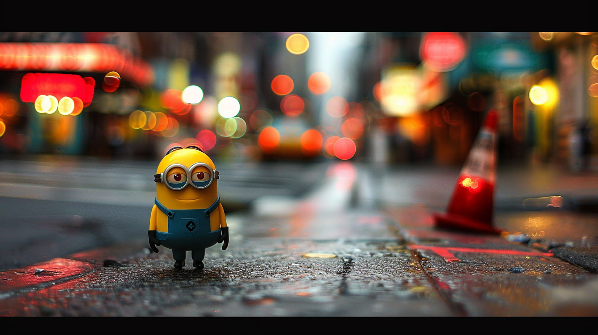 Hilarious Minion AI Wallpaper for Desktop Chuckles