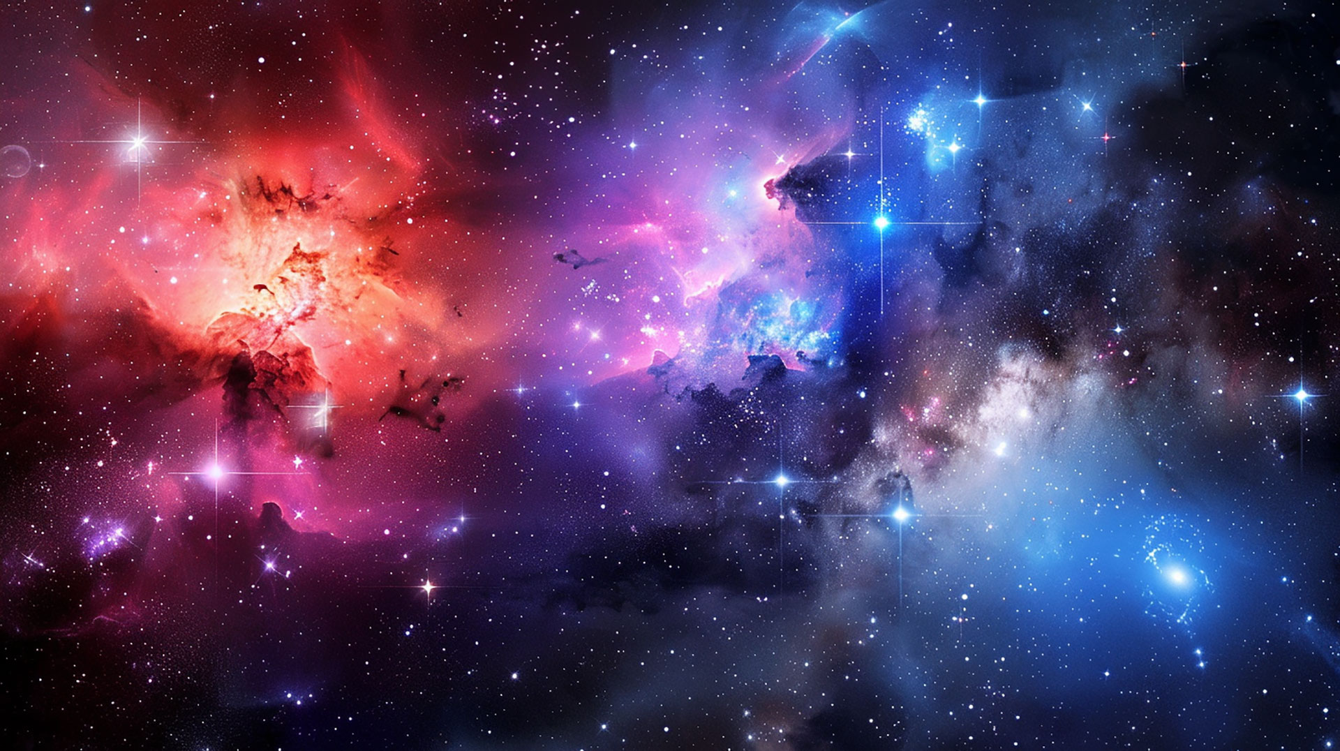 Galaxy Night Sky AI Wallpaper for Desktop Exploration