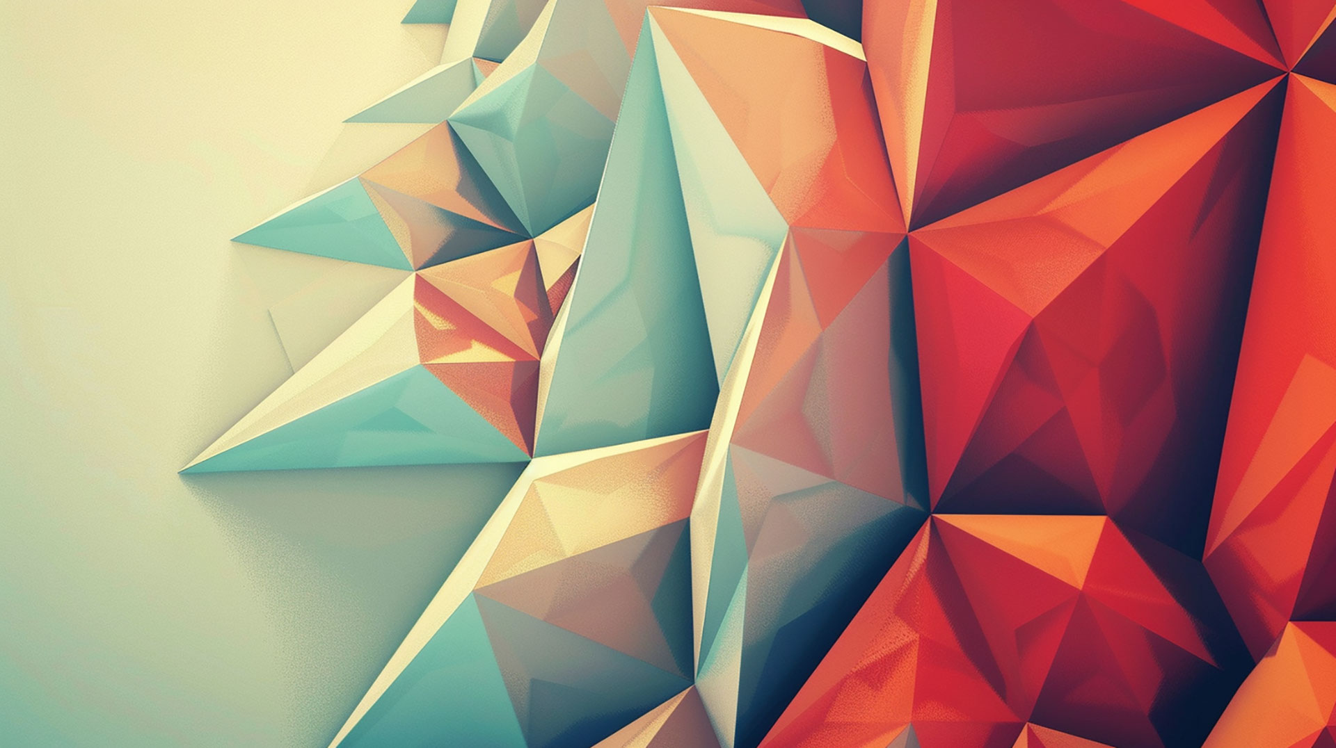 Geometric AI Digital Art Wallpaper in 4K Resolution