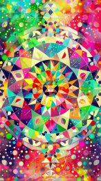 Abstract Geometric AI Wallpaper for Android Devices