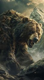 Grizzly Majesty: Nature's Power on Your Screen