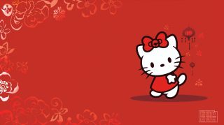 Hello Kitty Year of the Ox Wallpaper