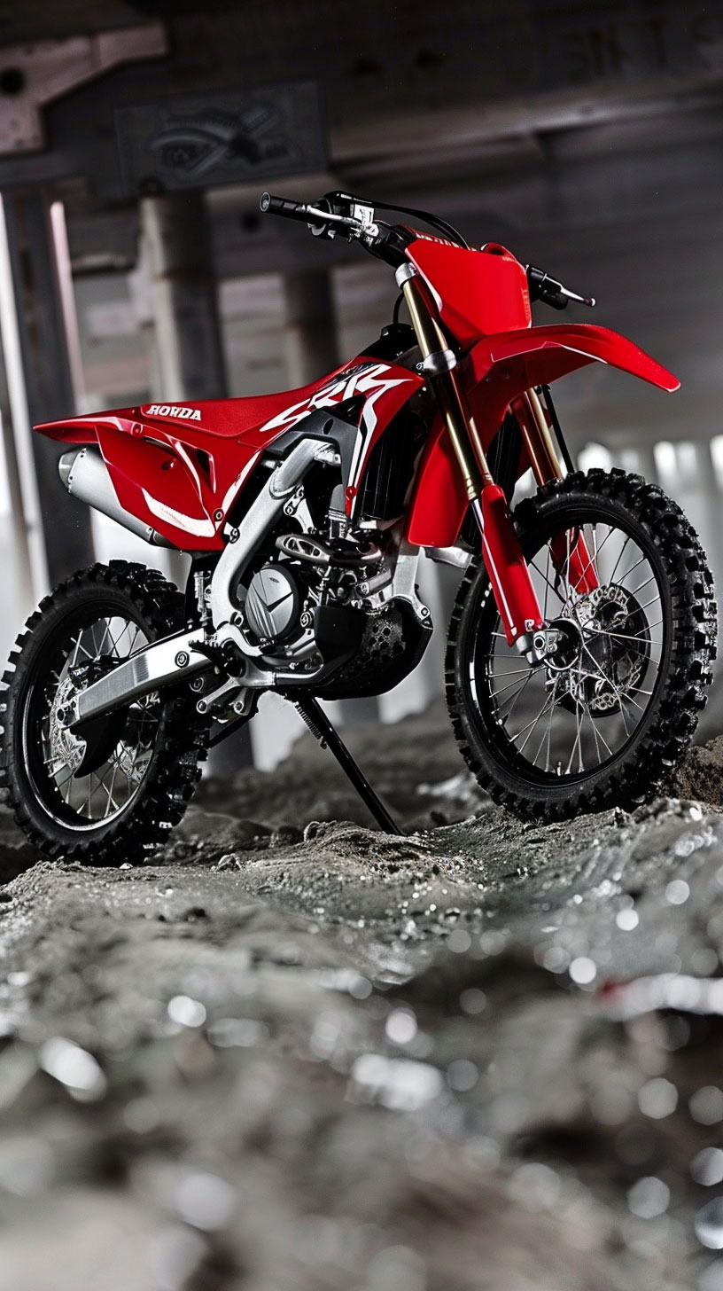 4K Honda Dirt Bike Mobile Background for Android Phones