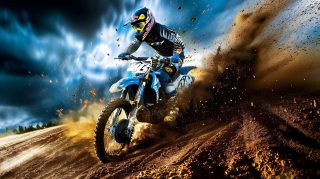 High-Octane Honda Dirt Bike Wallpaper for OnePlus: Free Download