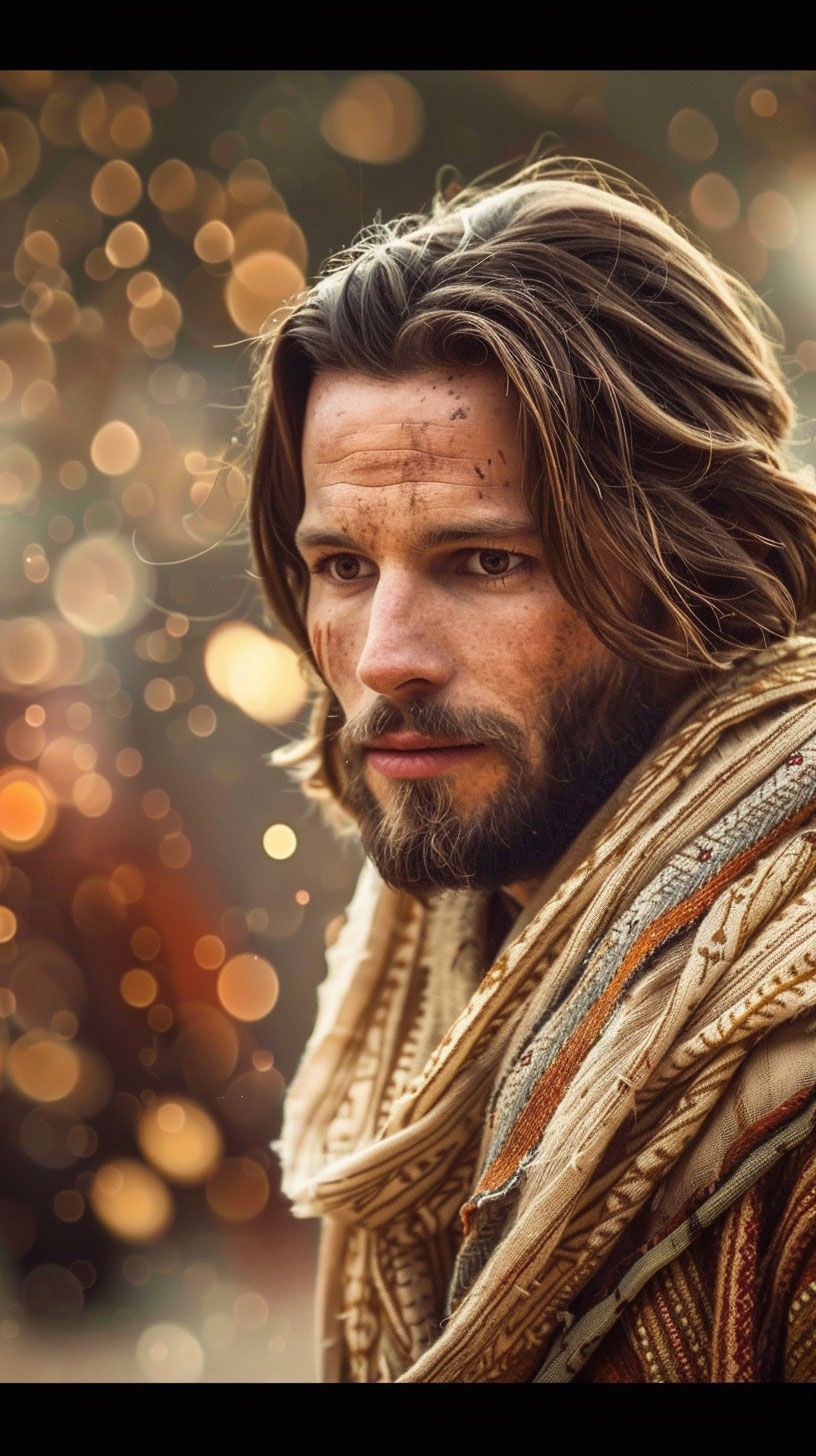 AI-generated Jesus Christ HD wallpaper for iPhone