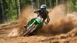 Ultra HD Kawasaki Dirt Bike Wallpaper for Samsung Devices