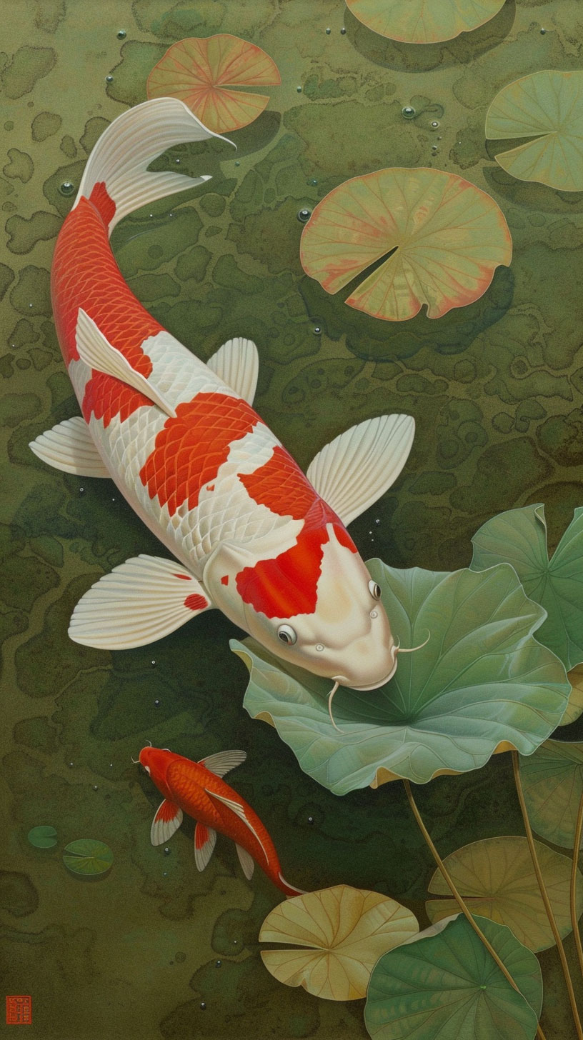 Detailed Koi Fish Designs