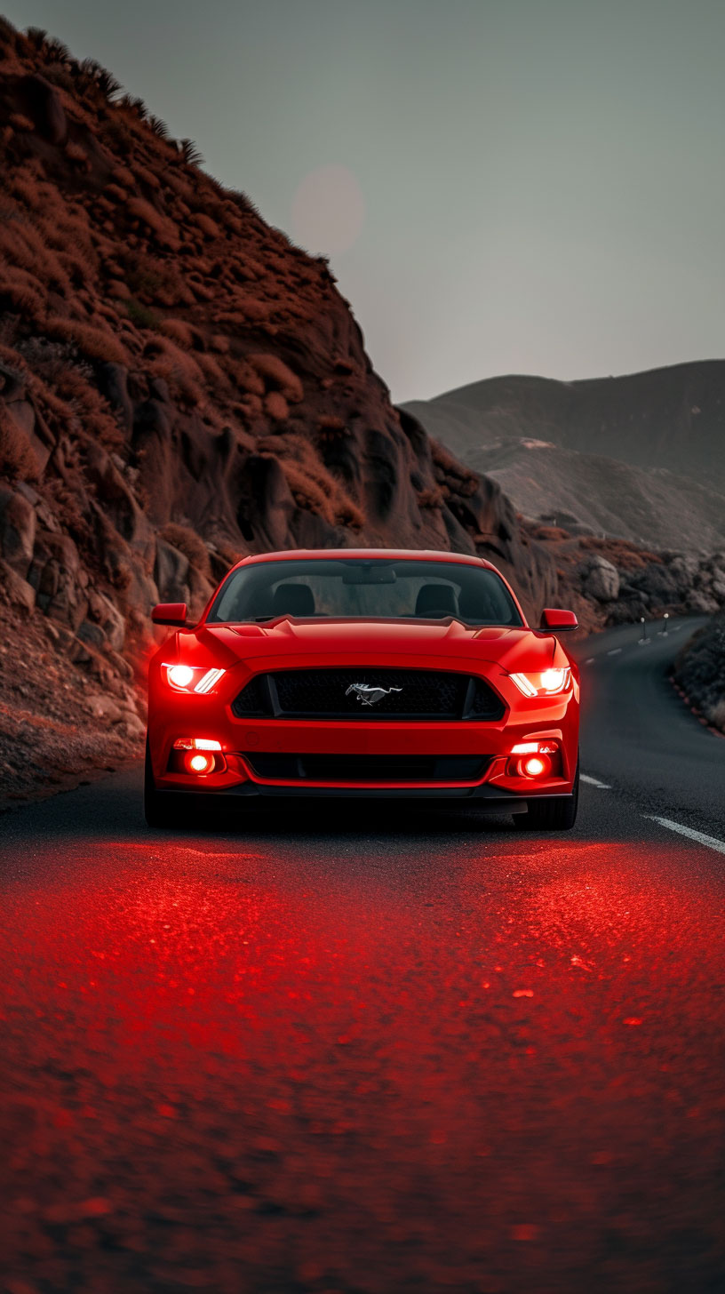 Ford Mustang Shelby Lock Screen