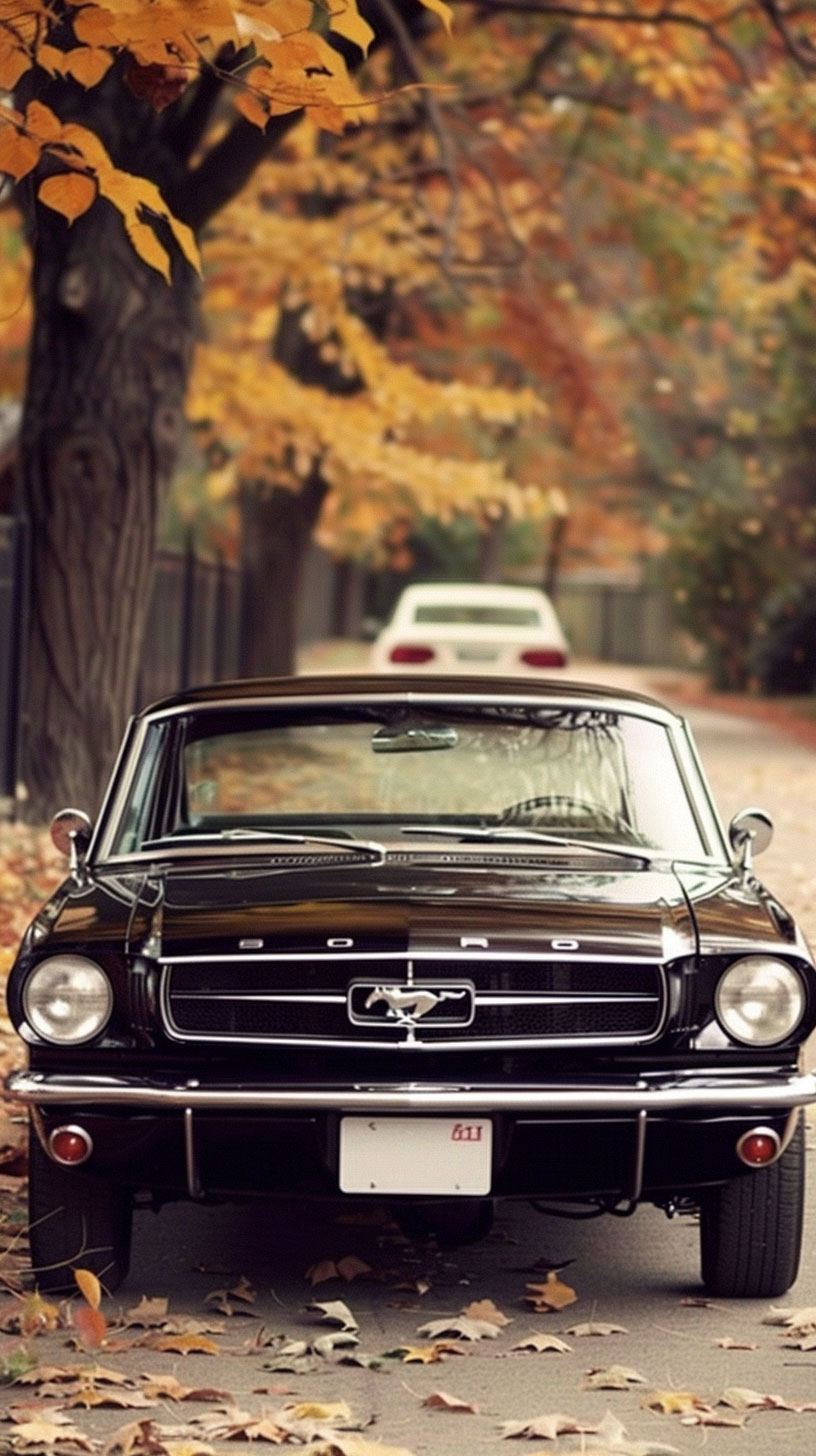 Classic Mustang Lock Screen Background