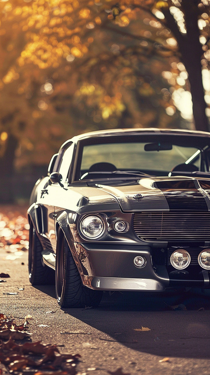 Fastback Mustang Lock Screen Wallpaper