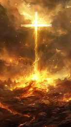 Risen Savior Lock Screen Wallpaper