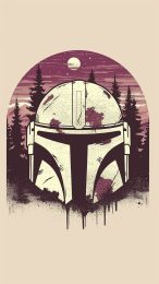 Free Download: AI Mandalorian Mobile Background