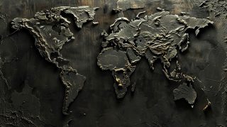 Earth's Topography: HD Earth Map Wallpaper