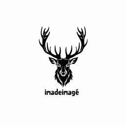 Simple and Stylish Minimal Deer Body Logo