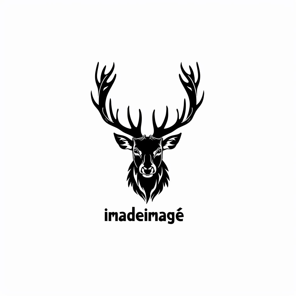 Simple and Stylish Minimal Deer Body Logo