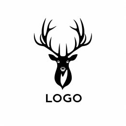 Simple and Stylish Minimal Deer Logo