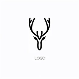 Premium Minimal Linear Deer Logo