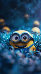 Adorable Minions AI Wallpaper for iPhone