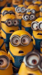 Vibrant Minions AI Wallpaper for Android