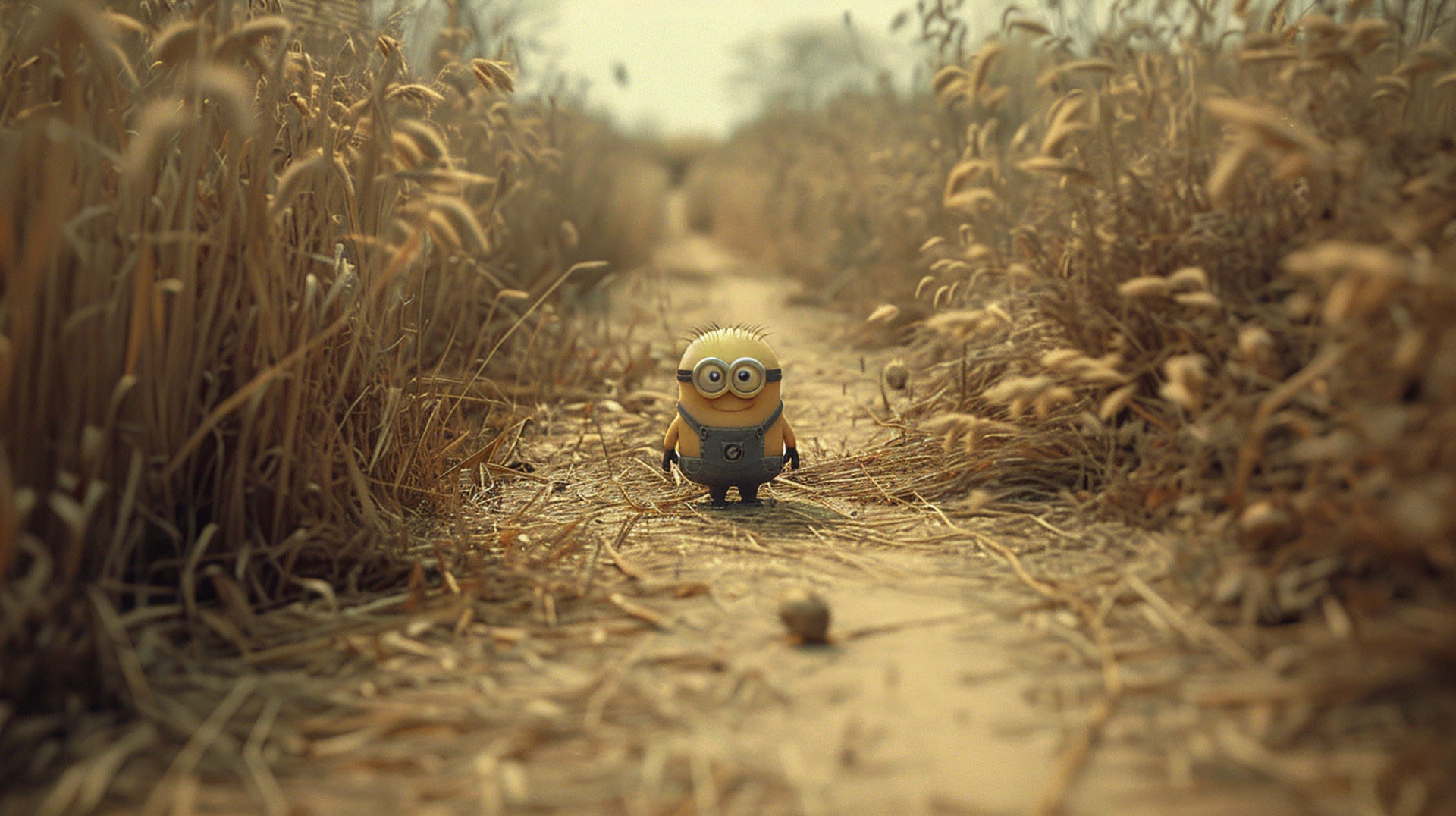 Vibrant Minions AI Wallpaper for PC Playfulness