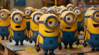 Animated Minions Desktop Background in 16:9 Format