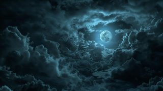 Ethereal Mystical Night Sky Desktop Background in HD